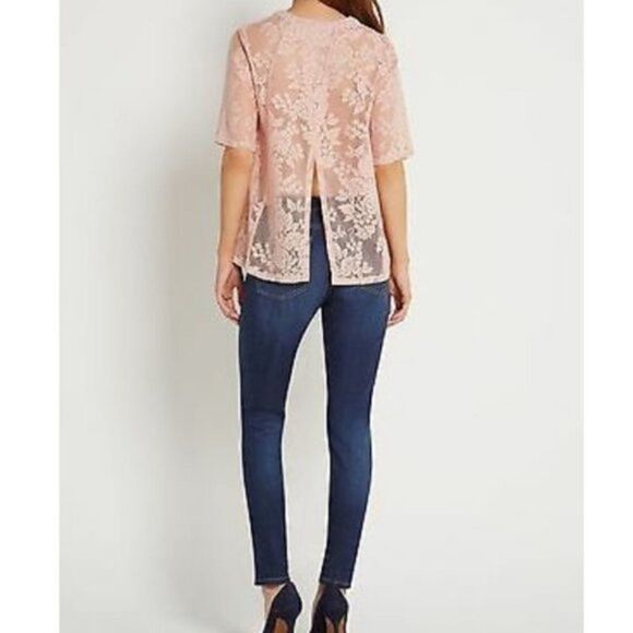 đť…şBCBGENERATION Open Back Top Blouse Shirt - Picture 4 of 10